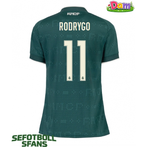 Real Madrid Rodrygo Goes #11 Bortatröja Kvinnor 2026-27 Kortärmad